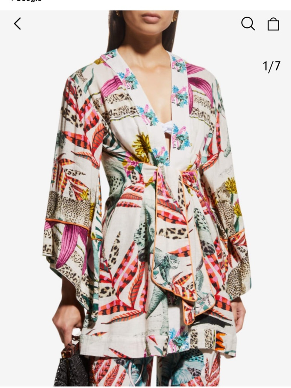 Taj by Sabrina Crippa Kimono Swim Cover Up - Picture 2 of 10